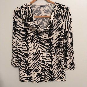 Anne Klein Zebra Shirt